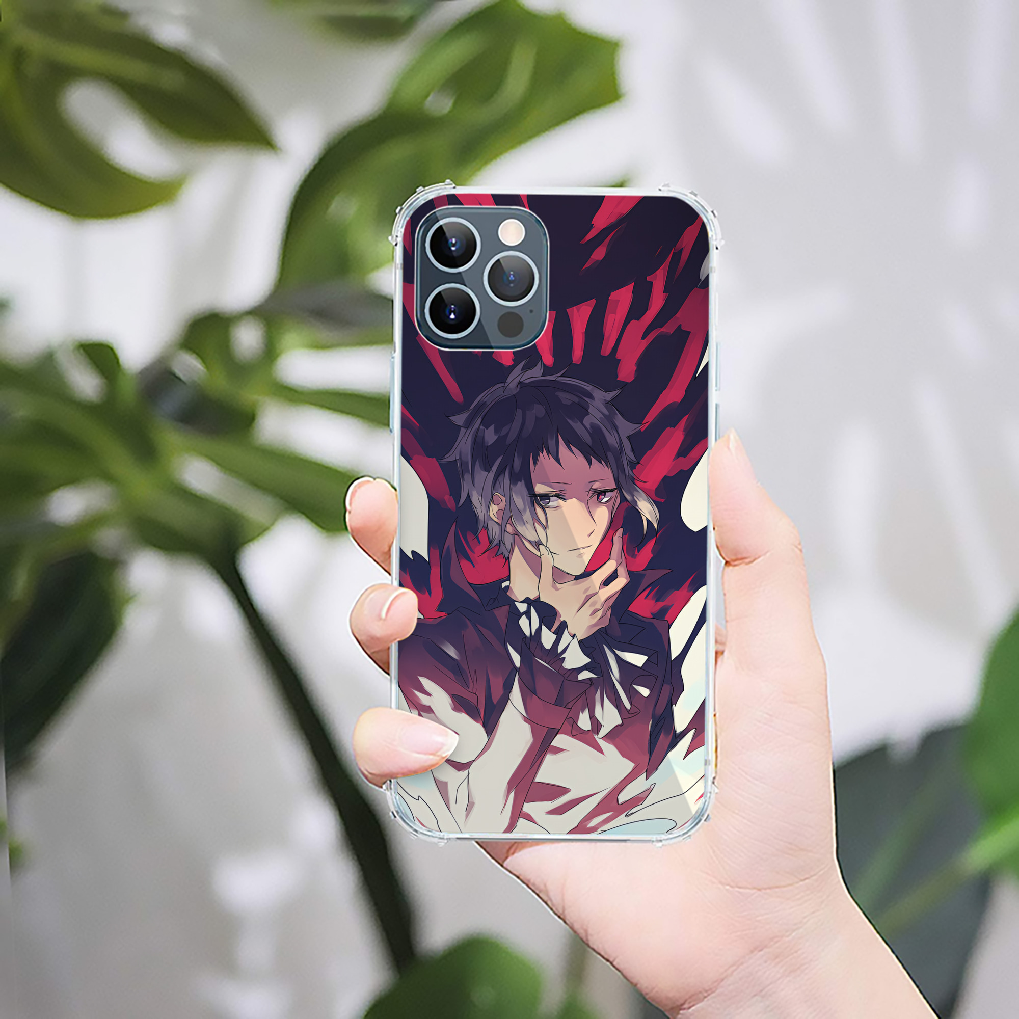 （画像用） 文豪ストレイドッグス Bungo Stray Dogs 【iPhone 12シリーズ対応】透明スマホケース（クリアソフトケース）